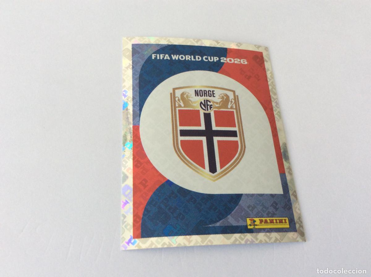 Cromos de f&uacute;tbol: NOR1 NOR 1 Escudo Noruega Sticker Cromo FIFA World Cup 2026 26 Panini Mundial