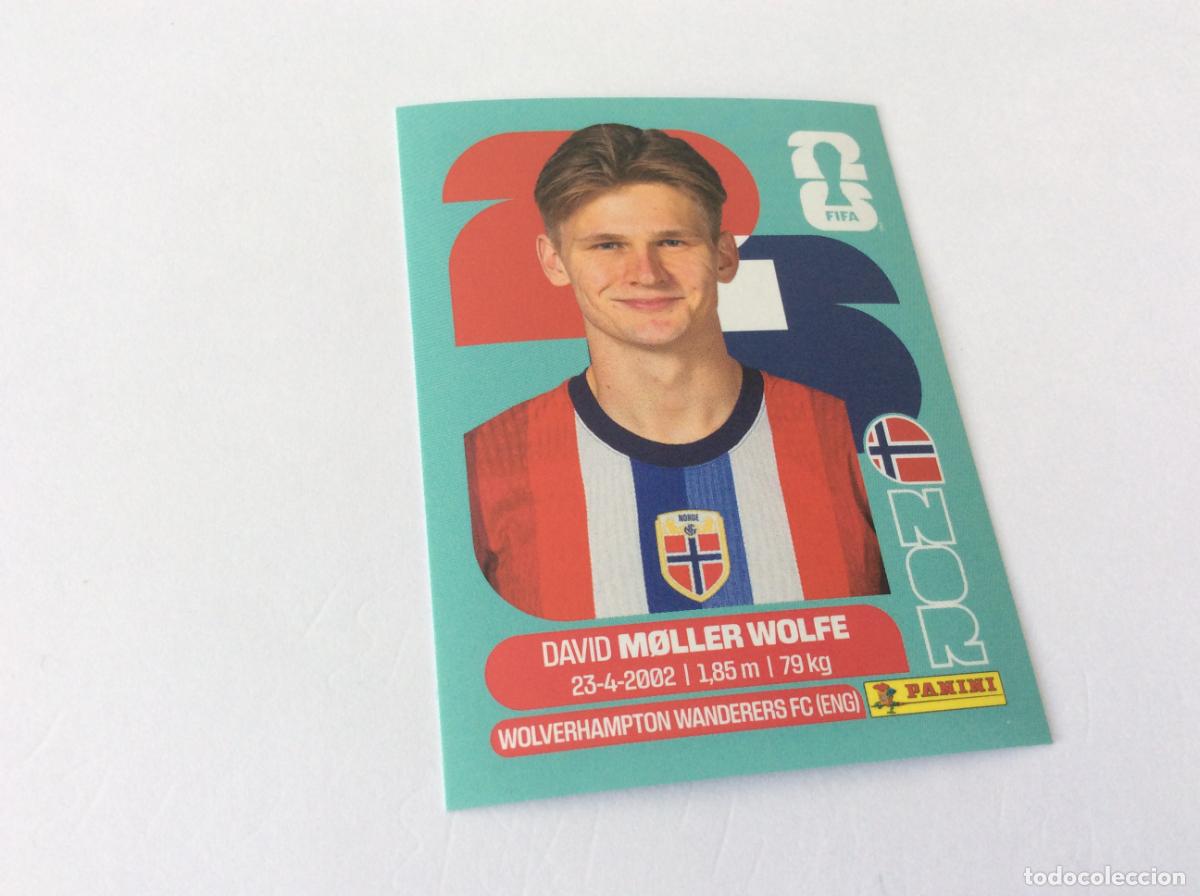 Cromos de f&uacute;tbol: NOR7 NOR 7 David M&oslash;ller Wolfe Noruega Sticker Cromo FIFA World Cup 2026 26 Panini Mundial