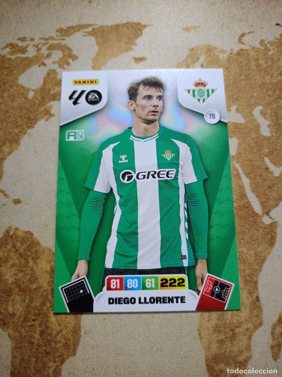 Cromos de f&uacute;tbol: Betis 78 DIEGO LLORENTE Adrenalyn 2025-26