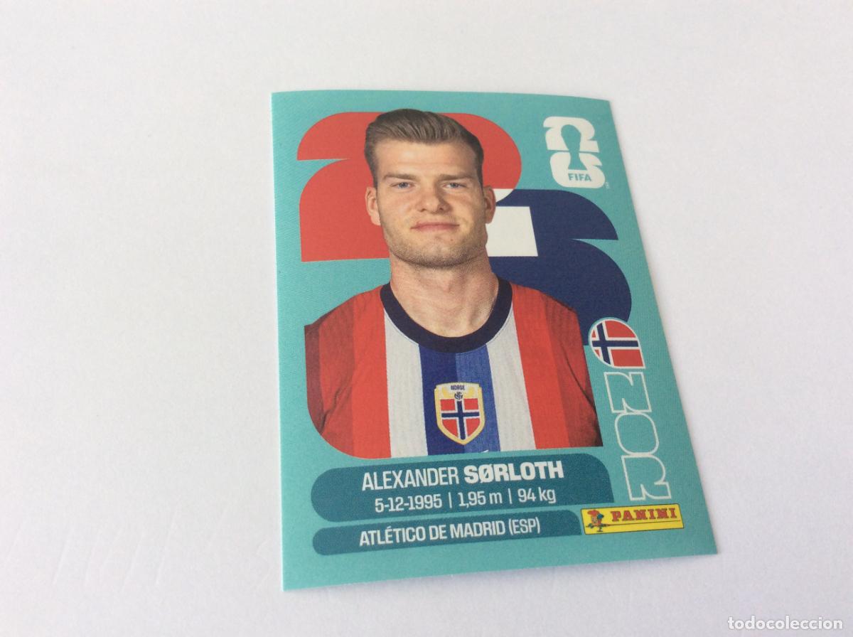 Cromos de f&uacute;tbol: NOR16 NOR 16 Alexander S&oslash;rloth Noruega Sticker Cromo FIFA World Cup 2026 26 Panini Mundial