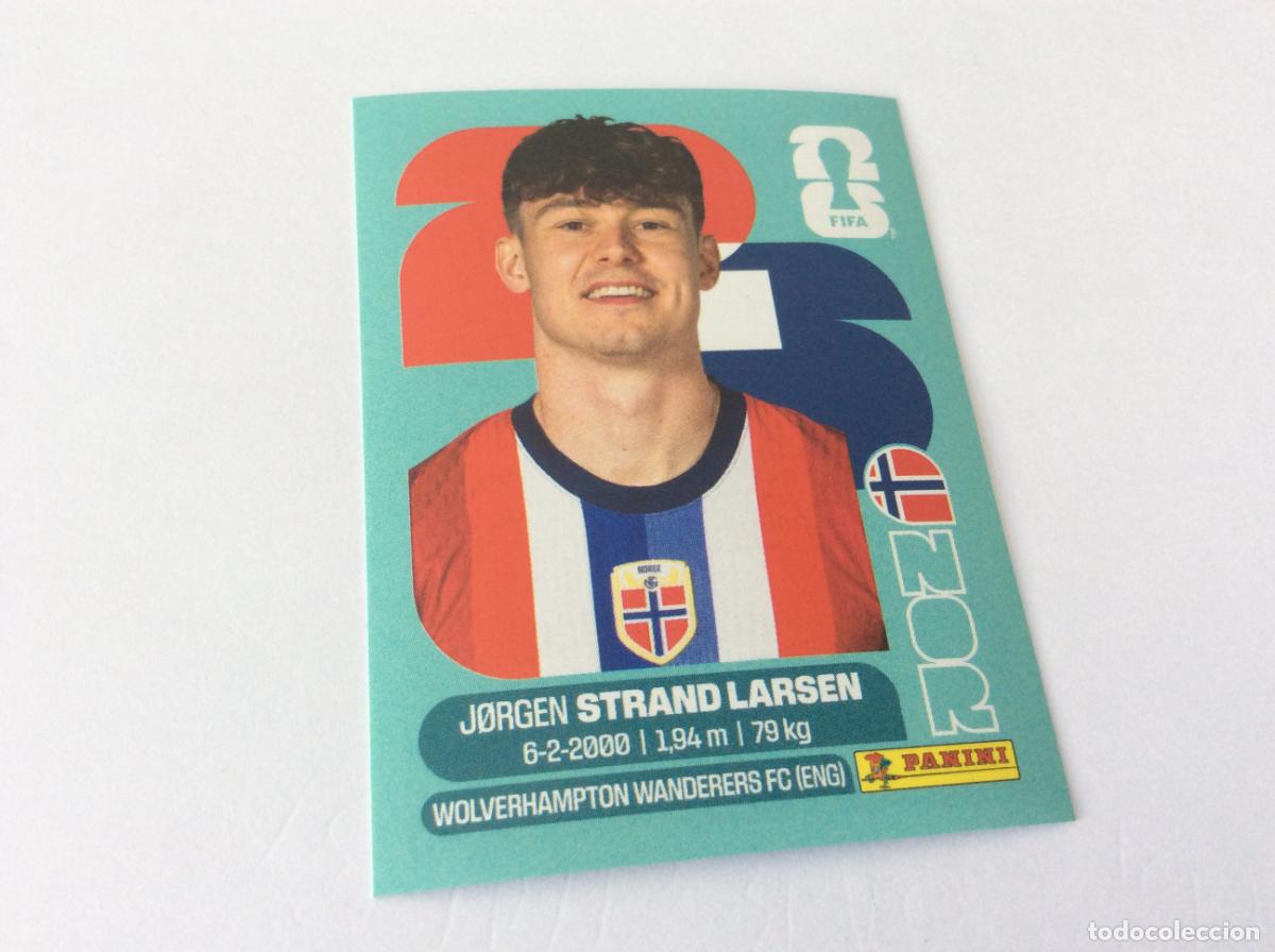 Cromos de f&uacute;tbol: NOR18 NOR 18 Jorgen Strand Larsen Noruega Sticker Cromo FIFA World Cup 2026 26 Panini Mundial