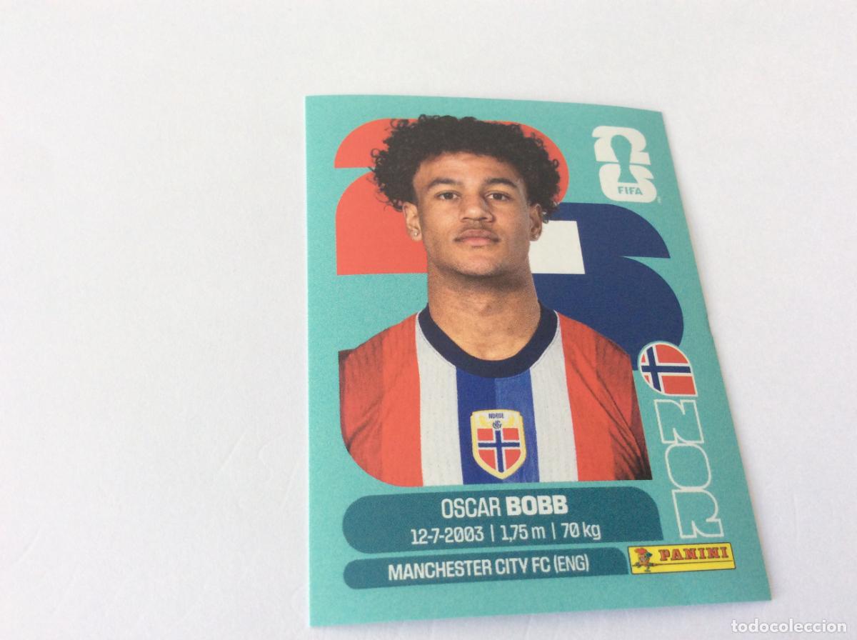 Cromos de f&uacute;tbol: NOR20 NOR 20 Oscar Bobb Noruega Sticker Cromo FIFA World Cup 2026 26 Panini Mundial