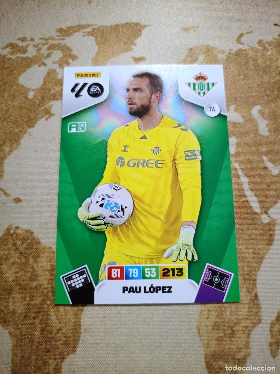 Cromos de f&uacute;tbol: Betis 74 PAU L&Oacute;PEZ Adrenalyn 2025-26