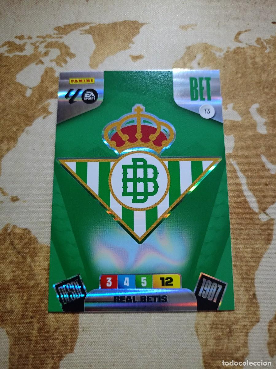 Cromos de f&uacute;tbol: Betis 73 ESCUDO Adrenalyn 2025-26