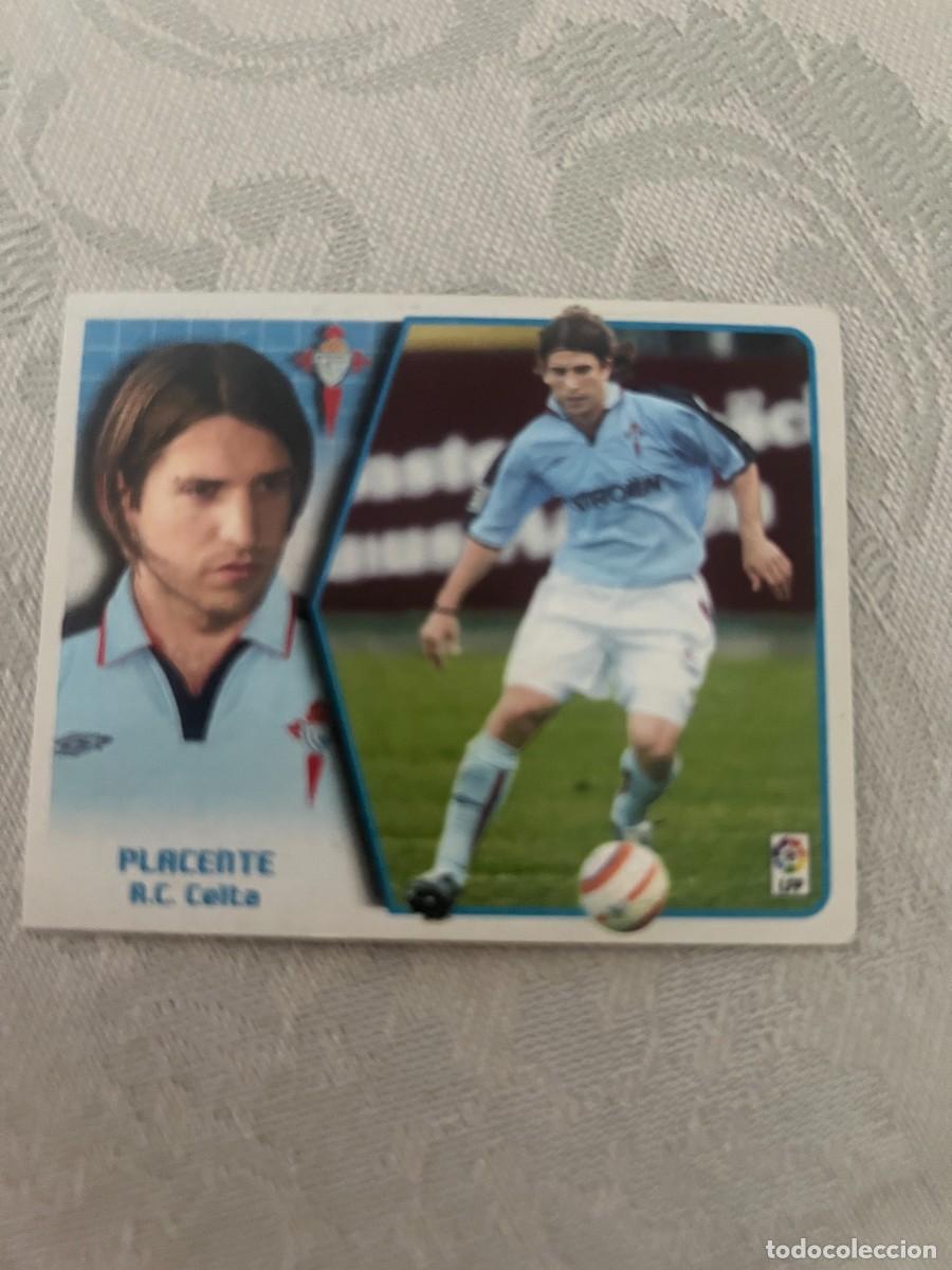 Cromos de f&uacute;tbol: PLACENTE CELTA COLOCA SIN PEGAR LIGA ESTE 2005/06