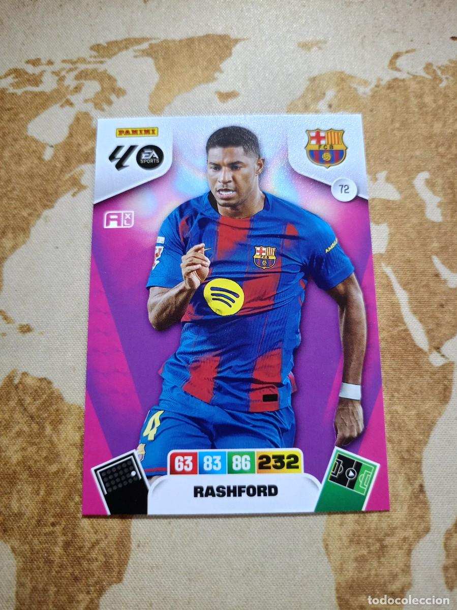 Cromos de f&uacute;tbol: Barcelona 72 RASHFORD Adrenalyn 2025-26
