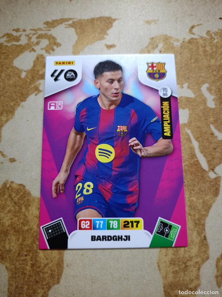 Fu&szlig;ball-Sticker: Barcelona 70 bis BARDGHJI Adrenalyn 2025-26
