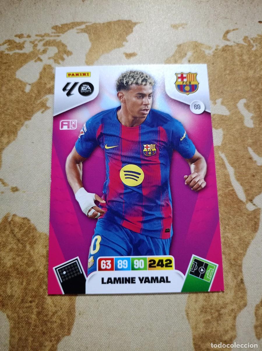 Fu&szlig;ball-Sticker: Barcelona 69 LAMINE YAMAL Adrenalyn 2025-26