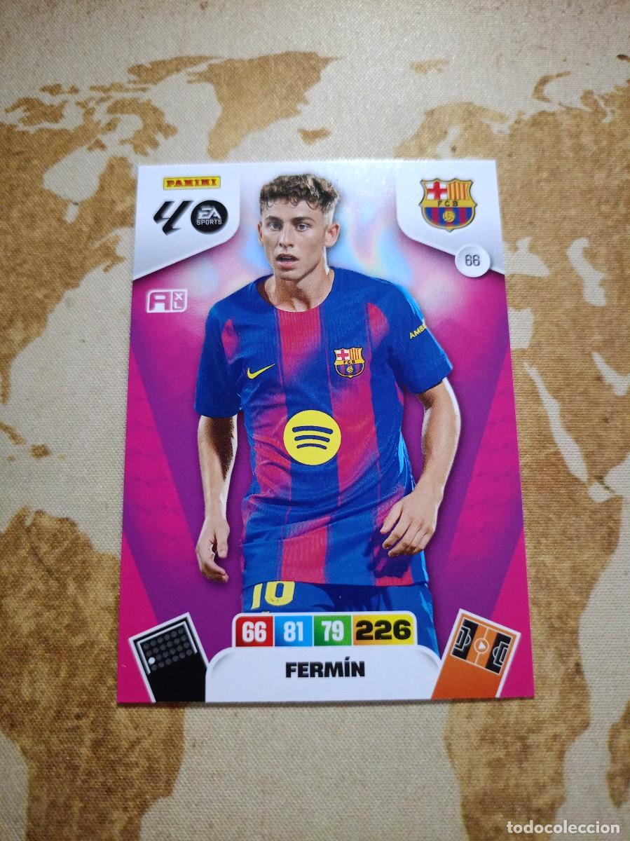 Fu&szlig;ball-Sticker: Barcelona 66 FERM&Iacute;N Adrenalyn 2025-26