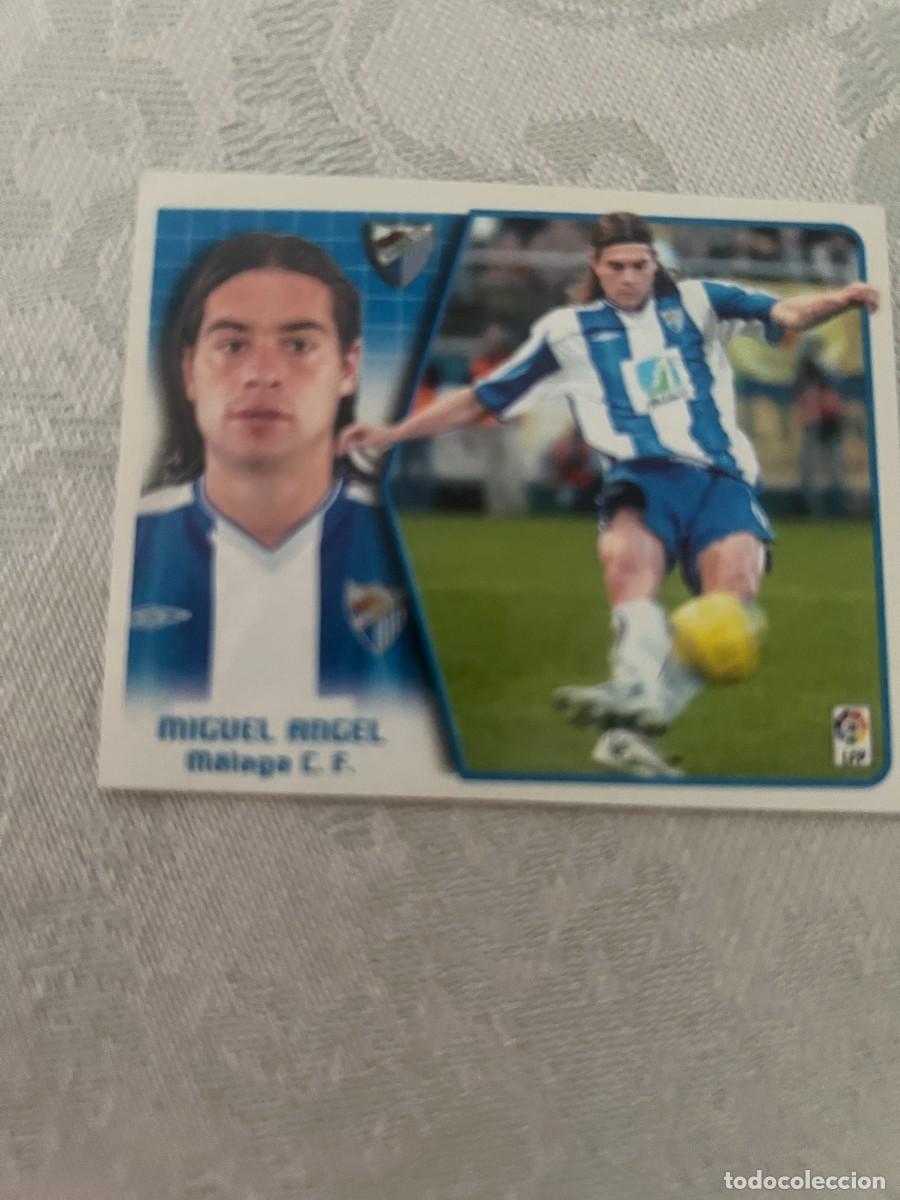 Cromos de f&uacute;tbol: MIGUEL ANGEL BAJA MALAGA SIN PEGAR LIGA ESTE 2005/06