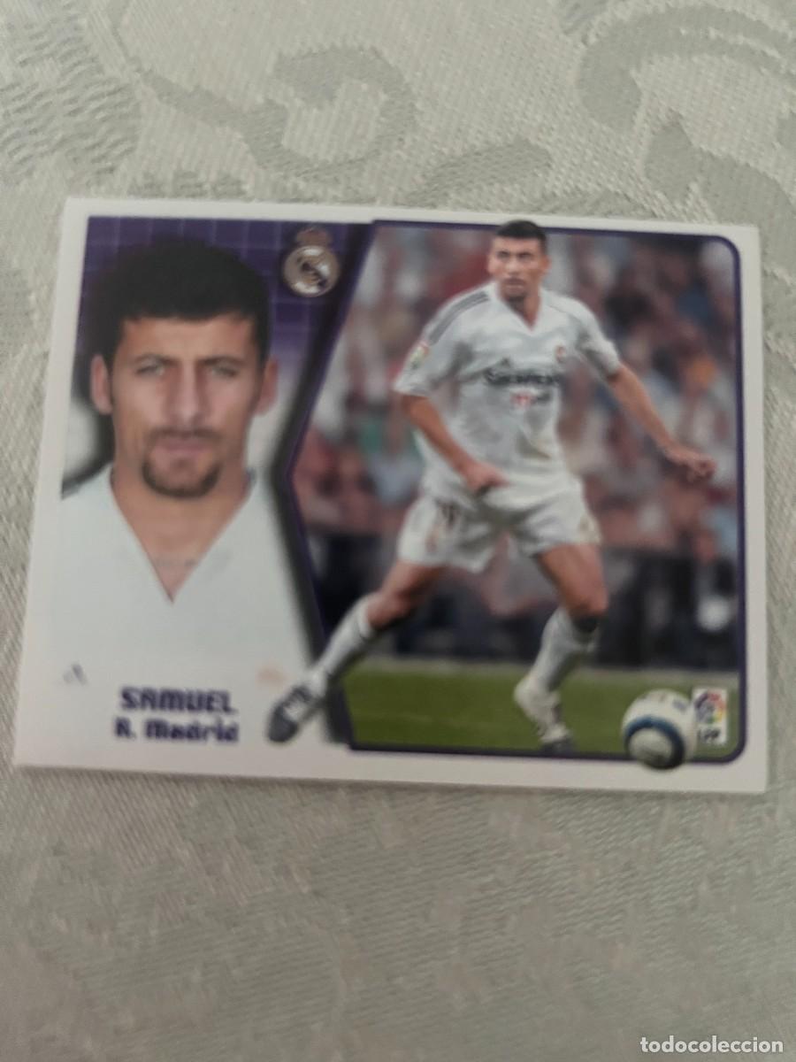 Cromos de f&uacute;tbol: SAMUEL BAJA REAL MADRID SIN PEGAR LIGA ESTE 2005/06