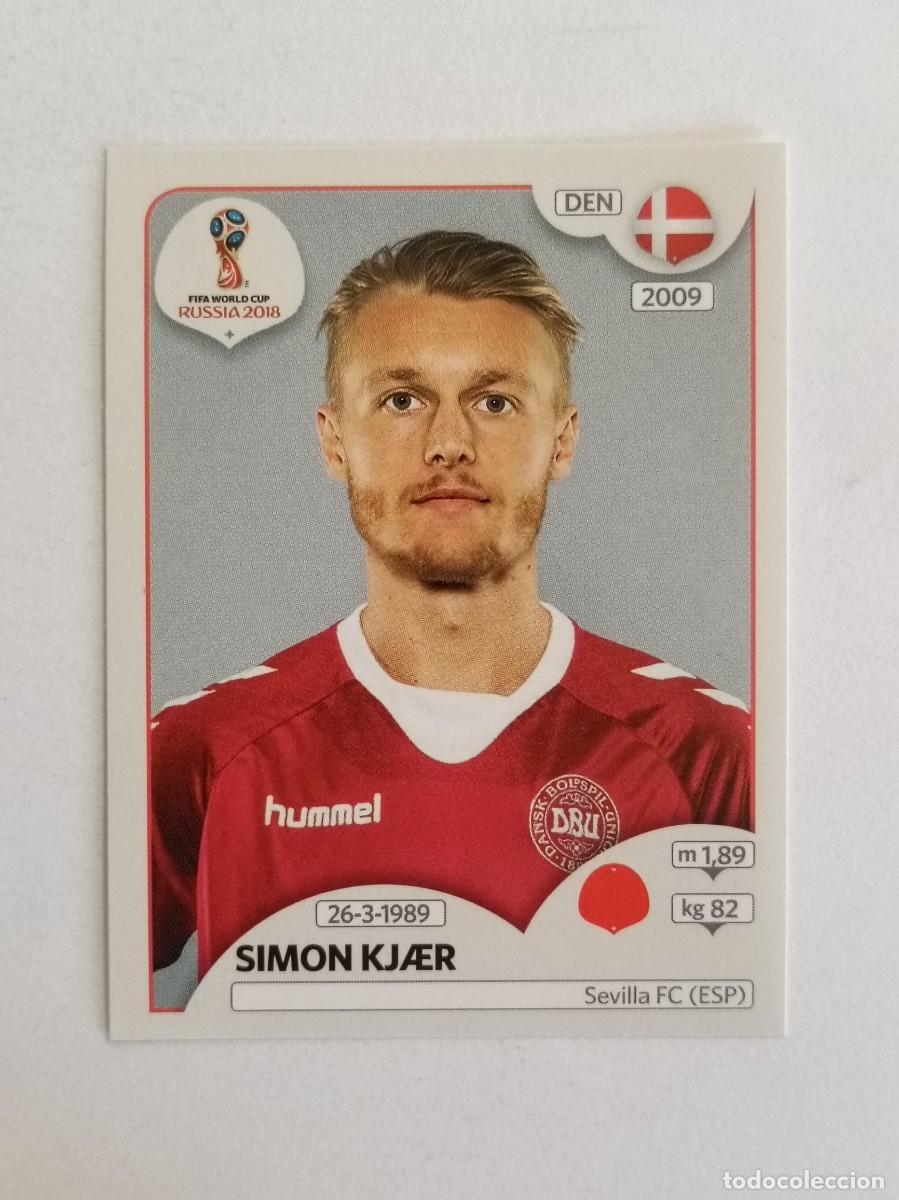 Cromos de f&uacute;tbol: #244 KJAER (DINAMARCA) MUNDIAL RUSIA 2018 PANINI VERSION ROSA