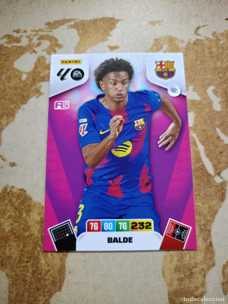Cromos de f&uacute;tbol: Barcelona 62 BALDE Adrenalyn 2025-26