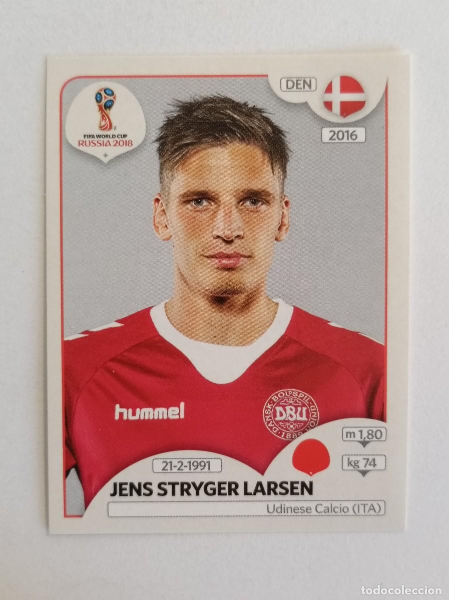 Cromos de f&uacute;tbol: #248 STRYGER LARSEN (DINAMARCA) MUNDIAL RUSIA 2018 PANINI VERSION ROSA