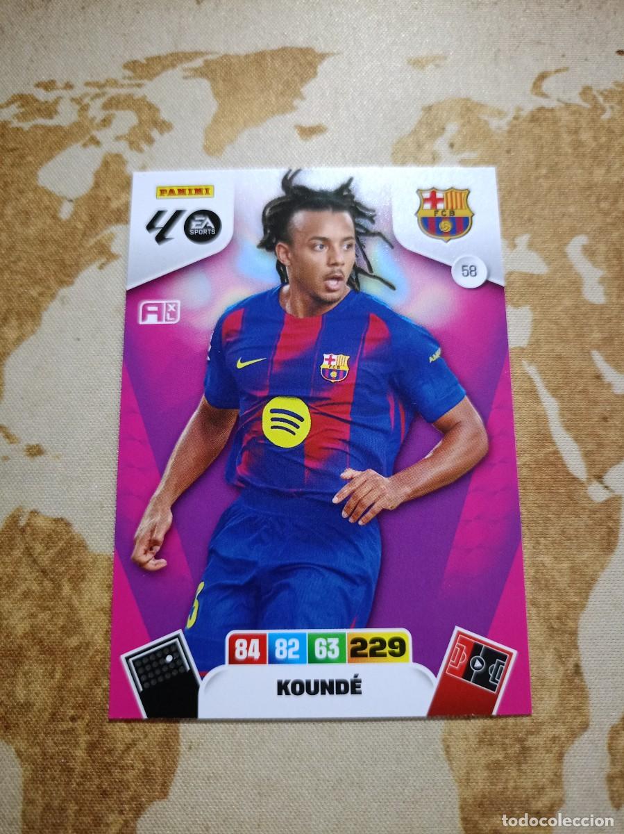 Cromos de f&uacute;tbol: Barcelona 58 KOUND&Eacute; Adrenalyn 2025-26