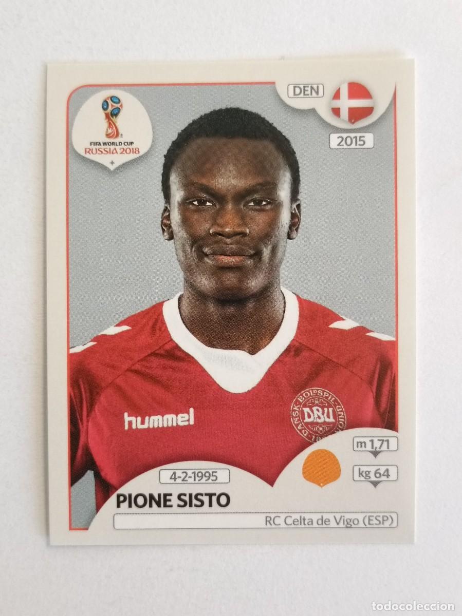 Cromos de f&uacute;tbol: #255 SISTO (DINAMARCA) MUNDIAL RUSIA 2018 PANINI VERSION ROSA