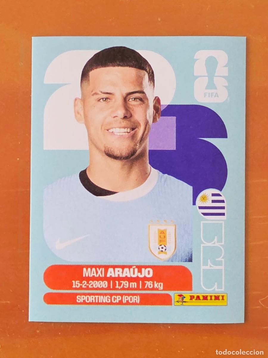 Cromos de f&uacute;tbol: URU 16 Maxi Ara&uacute;jo, Uruguay, Panini FIFA World Cup Mundial 2026 Sticker