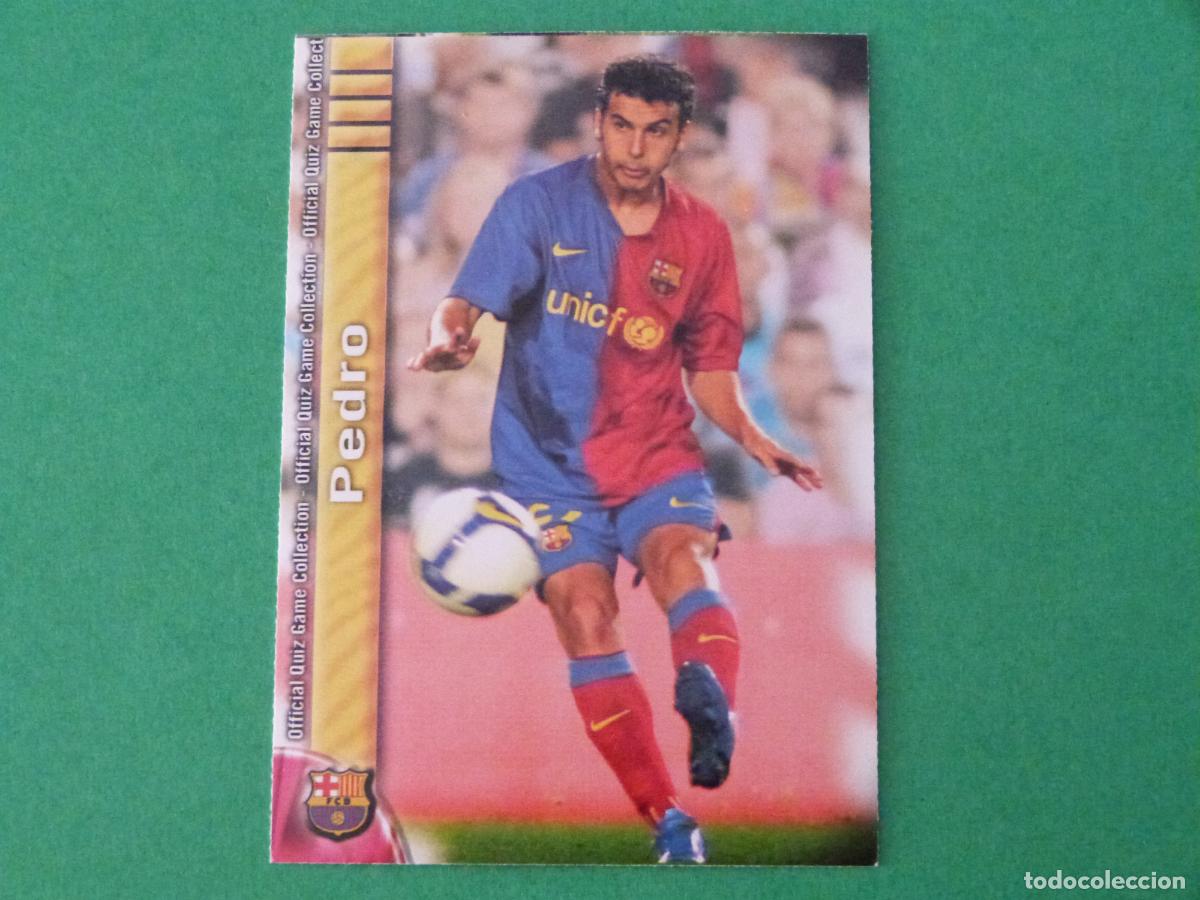 Cromos de f&uacute;tbol: TRADING CARD FUTBOL PEDRO F.C. BARCELONA N&ordm; 11 FICHAS LIGA MUNDICROMO 2009-2010/09-10