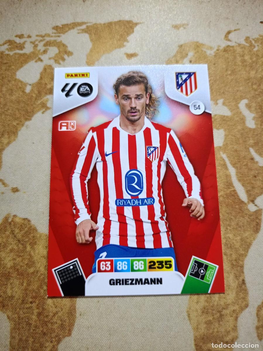 Cromos de f&uacute;tbol: Atl&eacute;tico de Madrid 54 GRIEZMANN Adrenalyn 2025-26