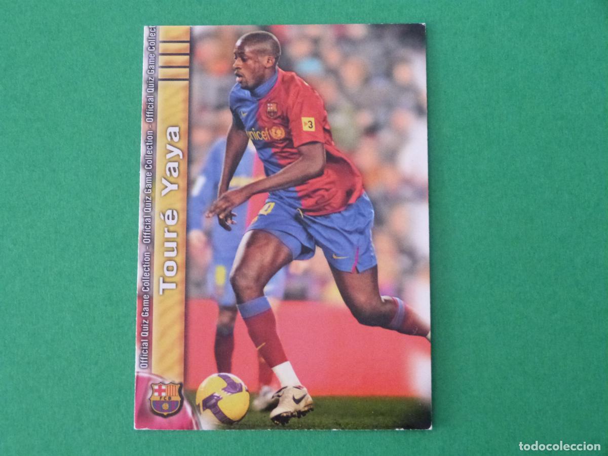 Cromos de f&uacute;tbol: TRADING CARD FUTBOL TOURE YAYA F.C. BARCELONA N&ordm; 15 FICHAS LIGA MUNDICROMO 2009-2010/09-10