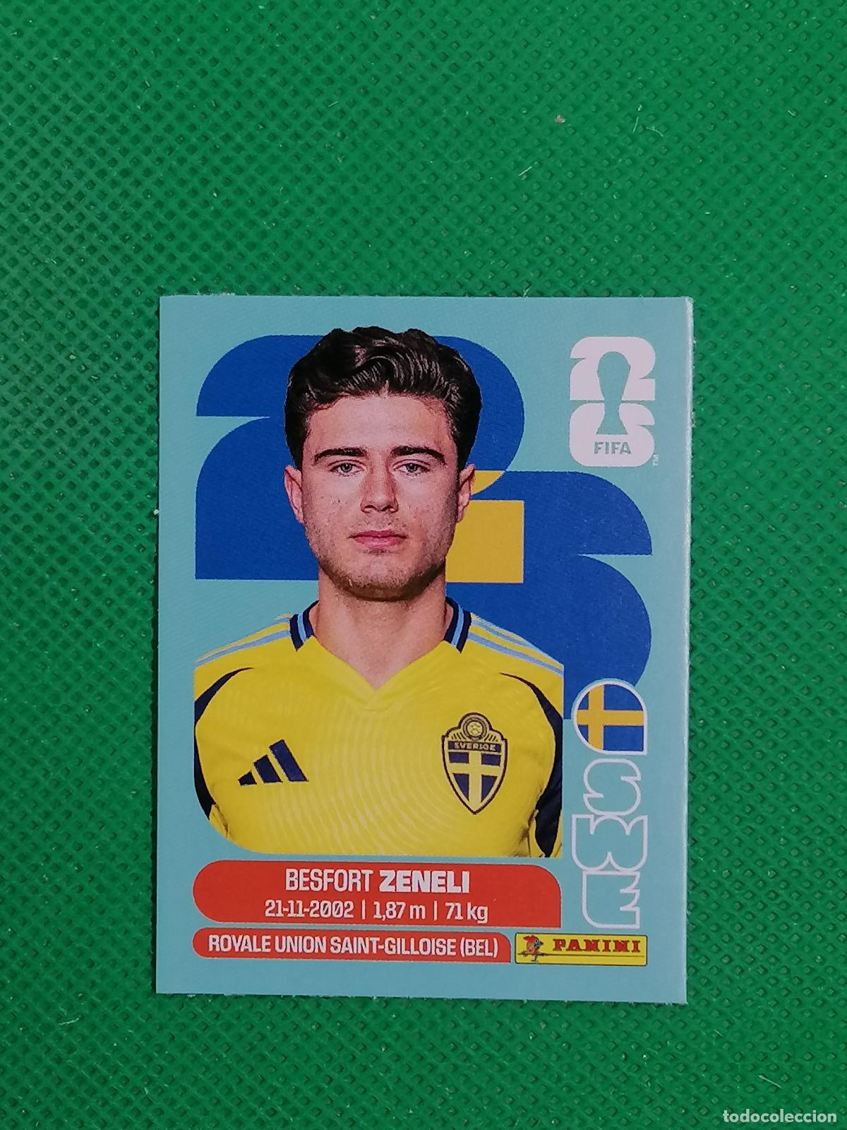 Cromos de f&uacute;tbol: BESFORT ZENELI SWEDEN SWE UPDATE SET ⚽ PANINI FIFA MUNDIAL WORLD CUP 26 2026 STICKER ⚽