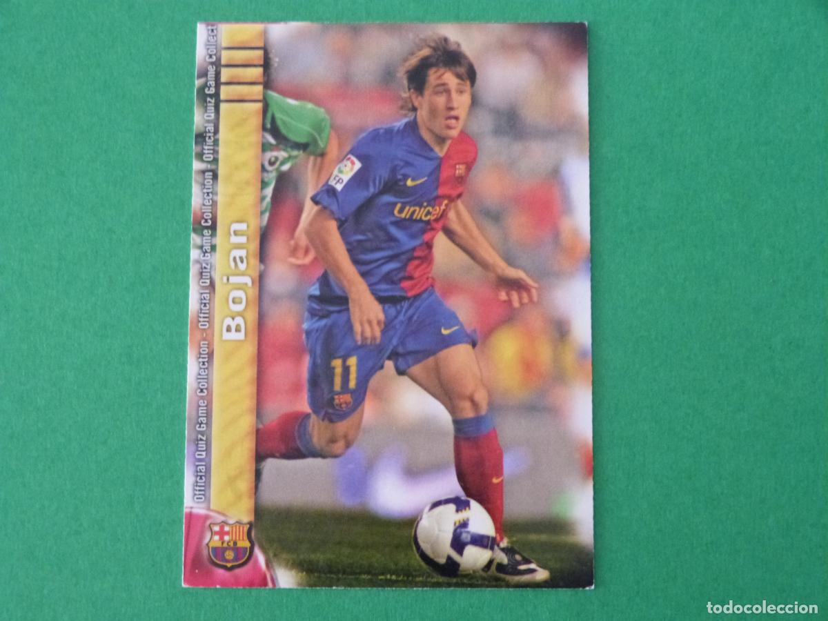 Cromos de f&uacute;tbol: TRADING CARD FUTBOL BOJAN F.C. BARCELONA N&ordm; 20 FICHAS LIGA MUNDICROMO 2009-2010/09-10