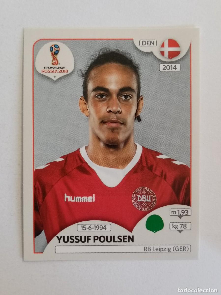 Cromos de f&uacute;tbol: #258 POULSEN (DINAMARCA) MUNDIAL RUSIA 2018 PANINI VERSION ROSA