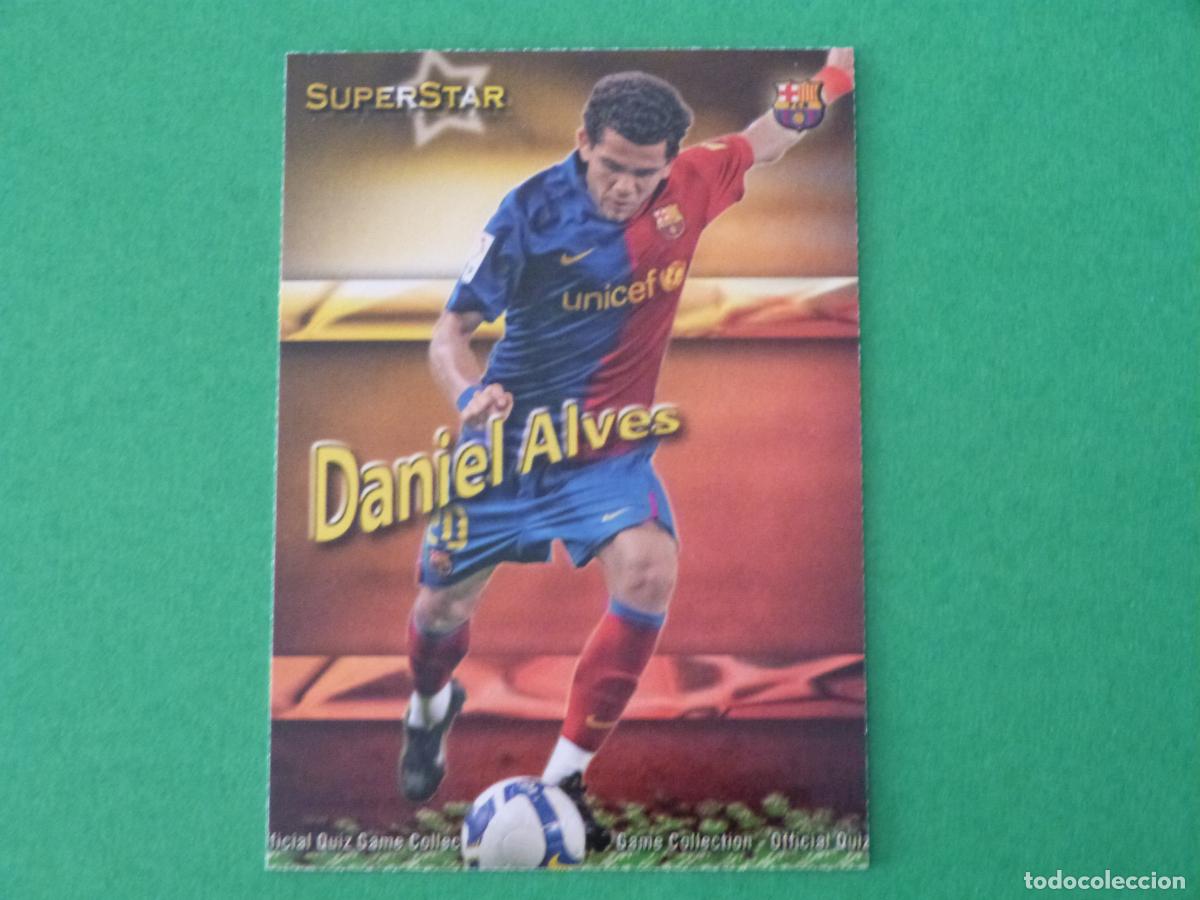 Cromos de f&uacute;tbol: TRADING CARD FUTBOL DANIEL ALVES F.C. BARCELONA MATE N&ordm; 23 FICHAS LIGA MUNDICROMO 2009-2010/09-10