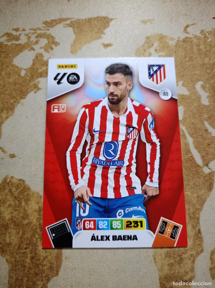 Cromos de f&uacute;tbol: Atl&eacute;tico de Madrid 48 &Aacute;LEX BAENA Adrenalyn 2025-26