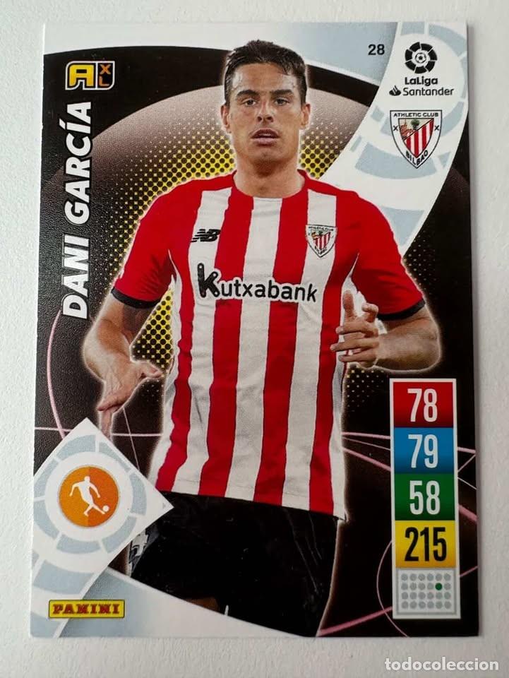 Cromos de f&uacute;tbol: Carta Dani Garc&iacute;a Athletic Club de Bilbao 28 Adrenalyn 2021-22