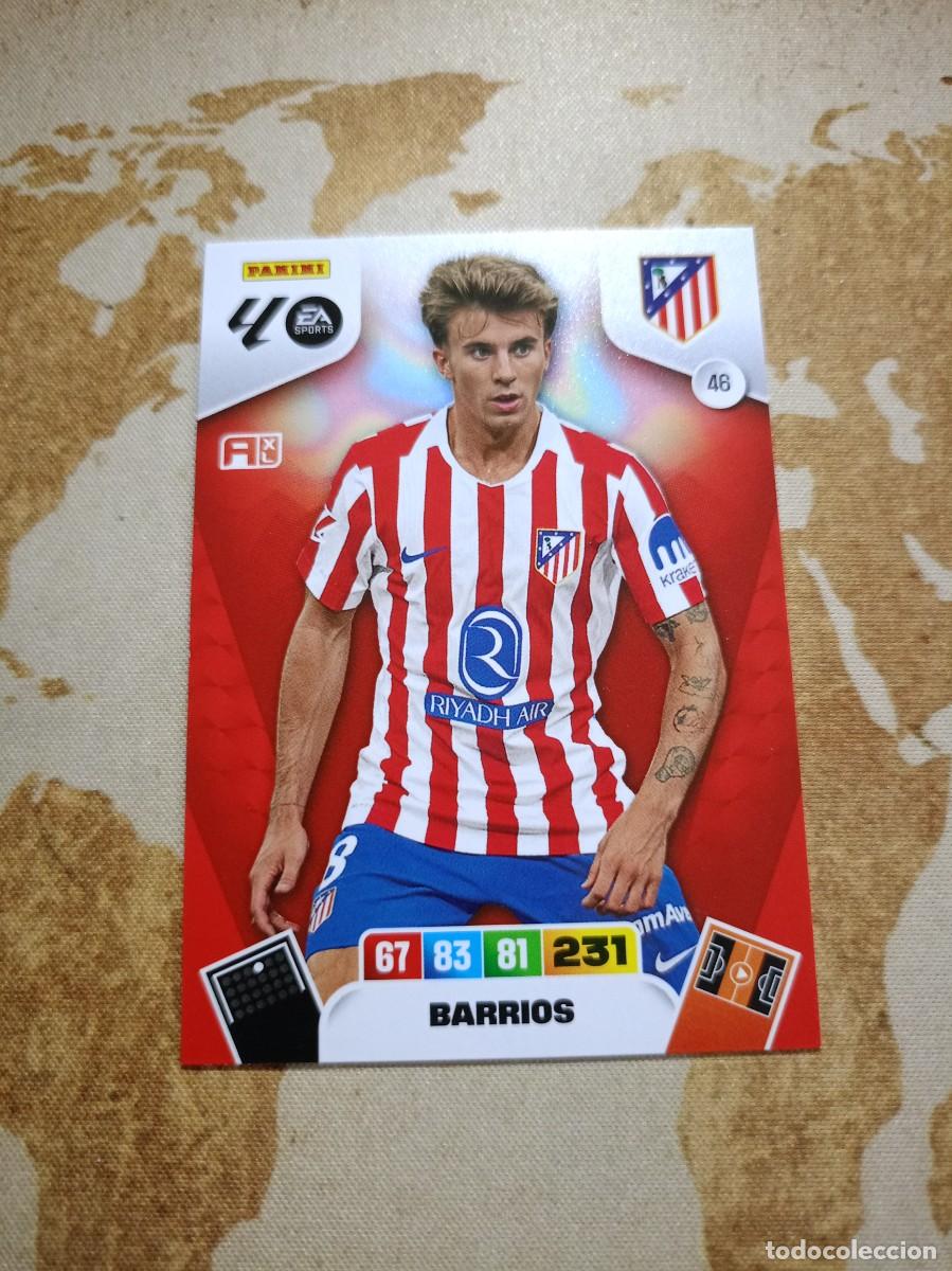 Cromos de f&uacute;tbol: Atl&eacute;tico de Madrid 46 BARRIOS Adrenalyn 2025-26