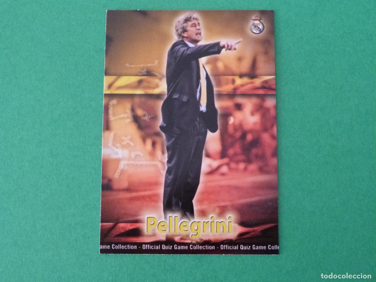Cromos de f&uacute;tbol: TRADING CARD FUTBOL PELLEGRINI REAL MADRID C.F. MATE N&ordm; 30 FICHAS LIGA MUNDICROMO 2009-2010/09-10