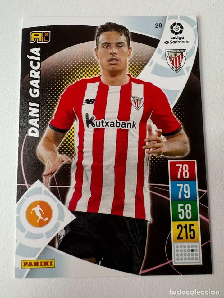 Cromos de f&uacute;tbol: Carta Dani Garc&iacute;a Athletic Club de Bilbao 28 Adrenalyn 2021-22