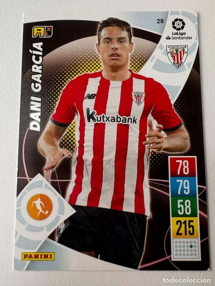 Cromos de f&uacute;tbol: Carta Dani Garc&iacute;a Athletic Club de Bilbao 28 Adrenalyn 2021-22