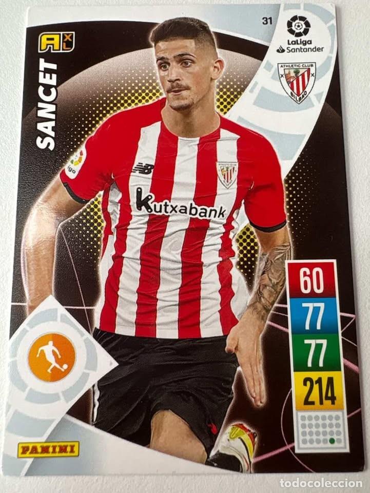 Cromos de f&uacute;tbol: Carta Sancet Athletic Club de Bilbao 31 Adrenalyn 2021-22