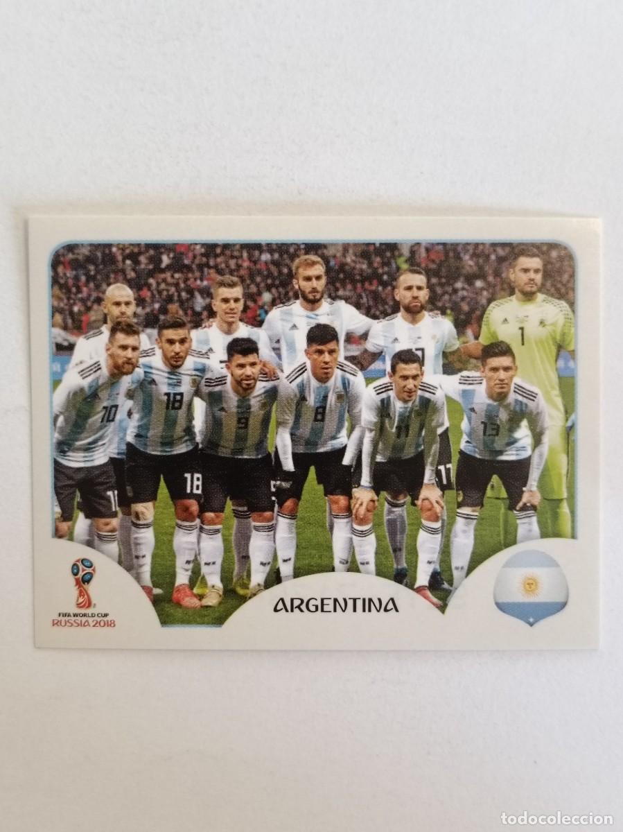 Cromos de f&uacute;tbol: #261 ALINEACION (ARGENTINA) MUNDIAL RUSIA 2018 PANINI VERSION ROSA