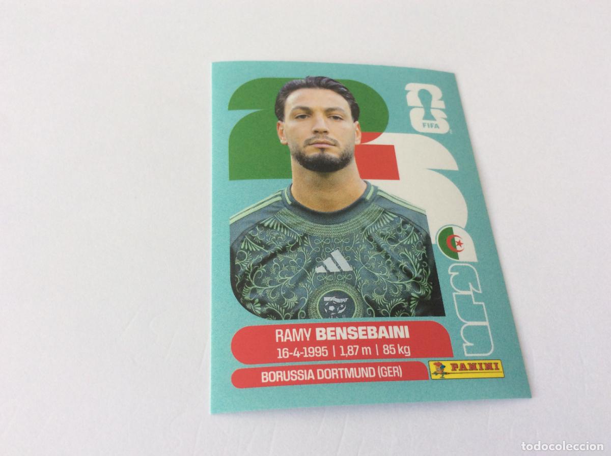 Cromos de f&uacute;tbol: ALG3 ALG 3 Ramy Bensebaini Argelia Sticker Cromo FIFA World Cup 2026 26 Panini Mundial
