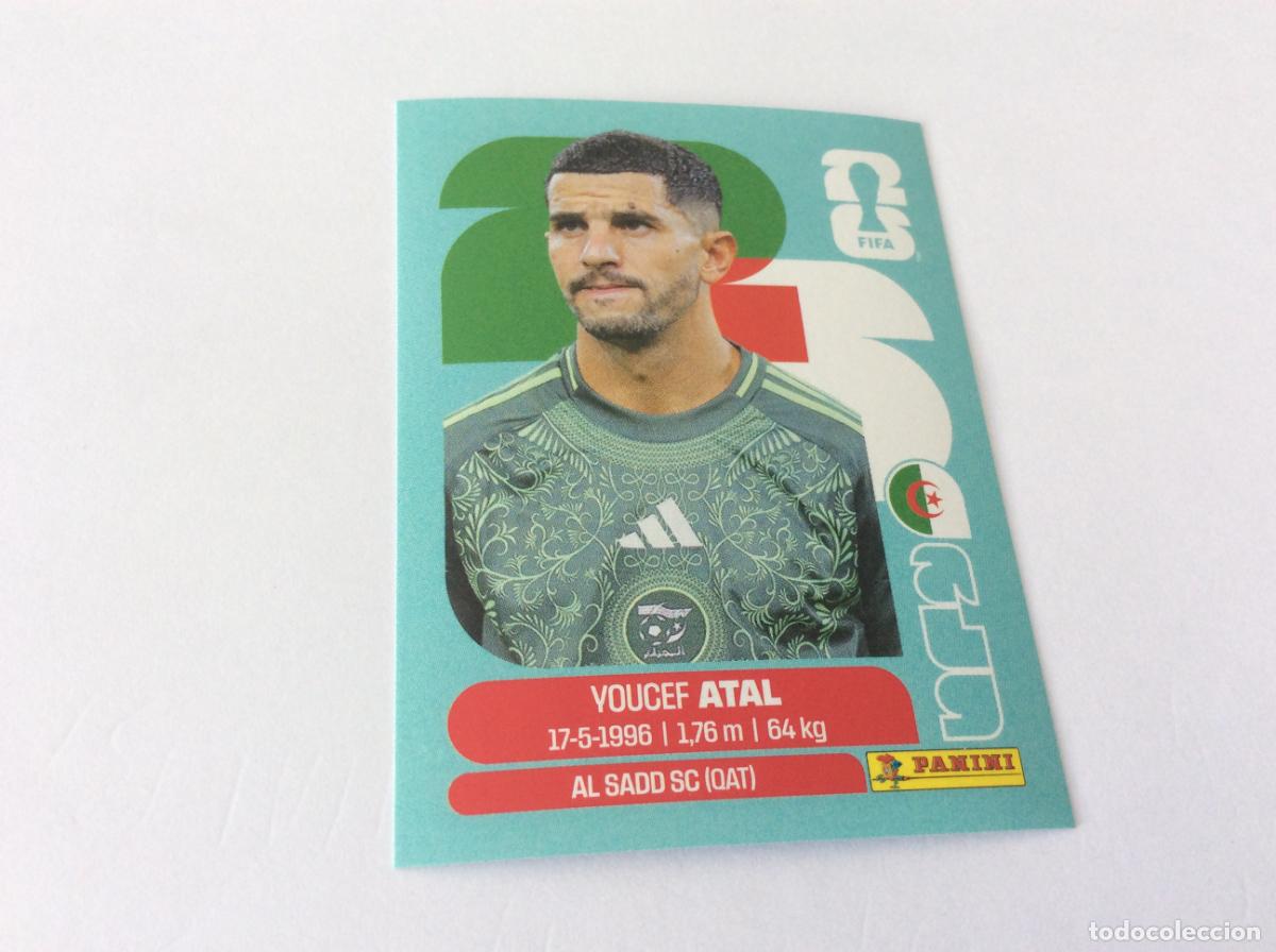 Cromos de f&uacute;tbol: ALG4 ALG 4 Youcef Atal Argelia Sticker Cromo FIFA World Cup 2026 26 Panini Mundial
