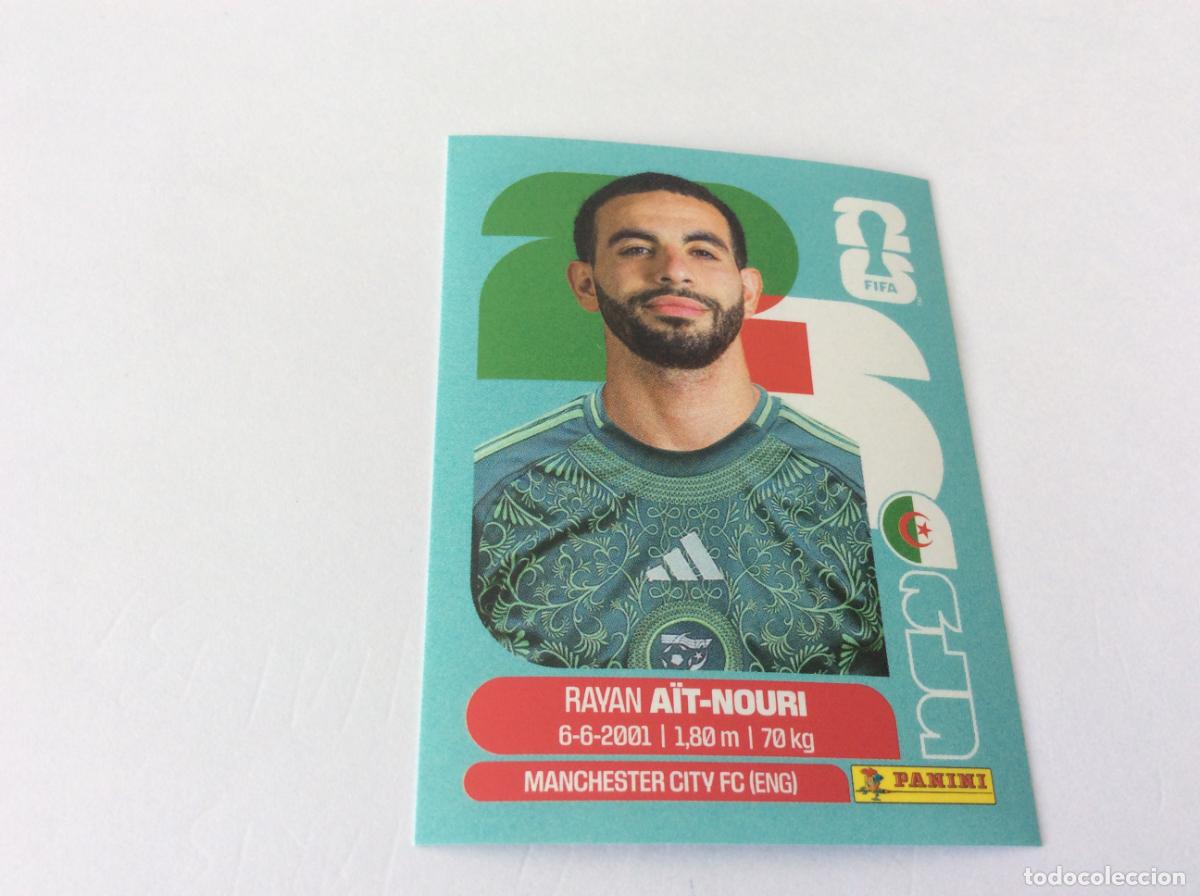 Cromos de f&uacute;tbol: ALG5 ALG 5 Rayan A&iuml;t-Nouril Argelia Sticker Cromo FIFA World Cup 2026 26 Panini Mundial