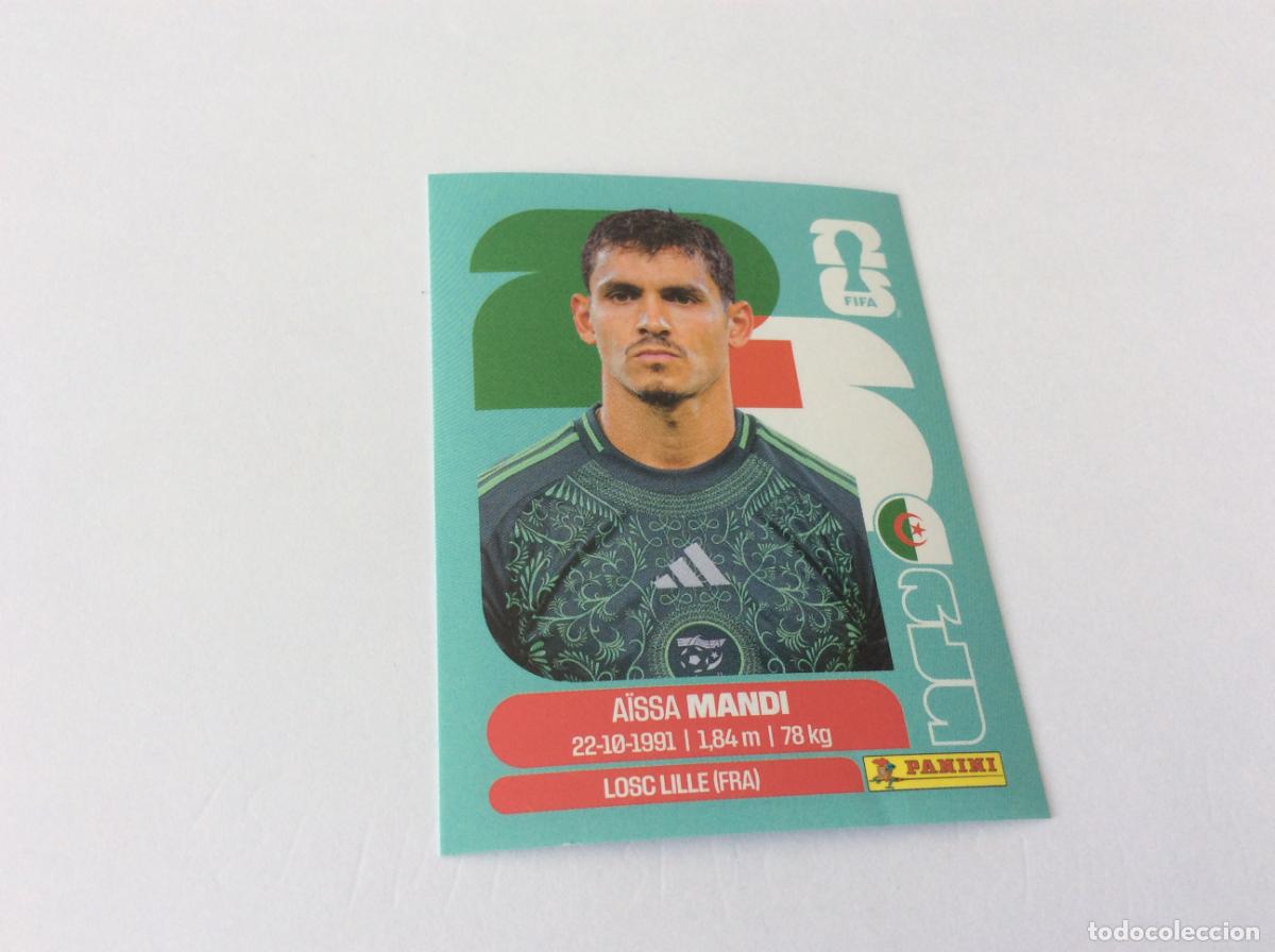 Cromos de f&uacute;tbol: ALG7 ALG 7 A&iuml;ssa Mandi Argelia Sticker Cromo FIFA World Cup 2026 26 Panini Mundial