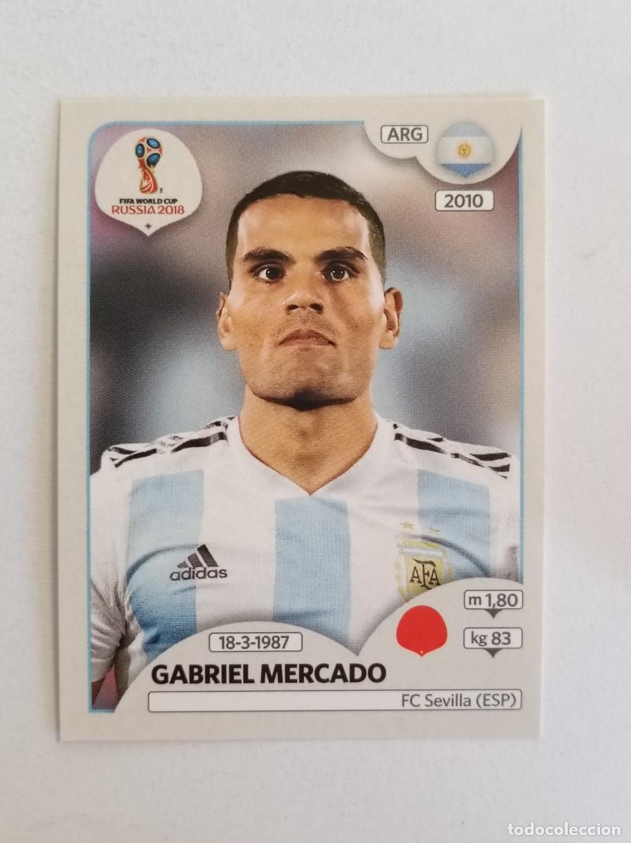 Cromos de f&uacute;tbol: #263 MERCADO (ARGENTINA) MUNDIAL RUSIA 2018 PANINI VERSION ROSA