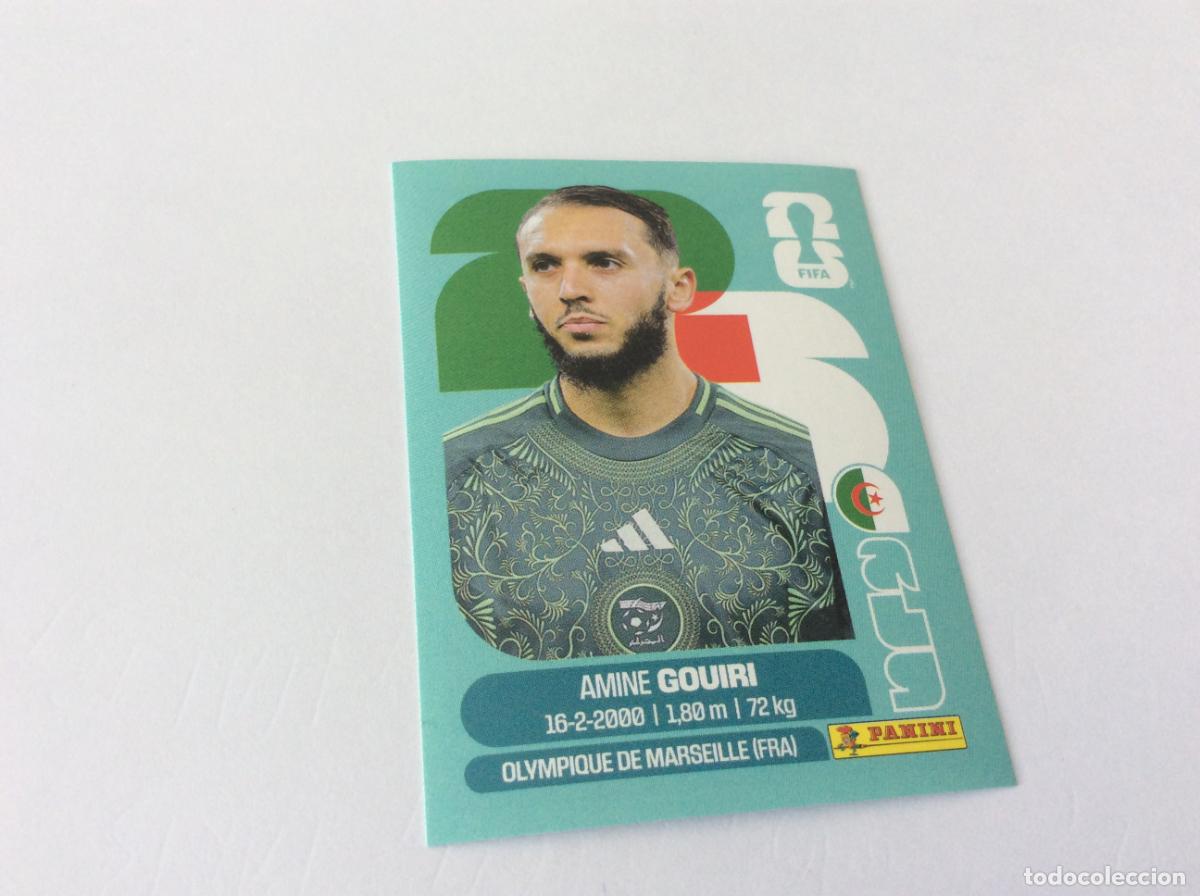 Cromos de f&uacute;tbol: ALG18 ALG 18 Amine Gouiri Argelia Sticker Cromo FIFA World Cup 2026 26 Panini Mundial