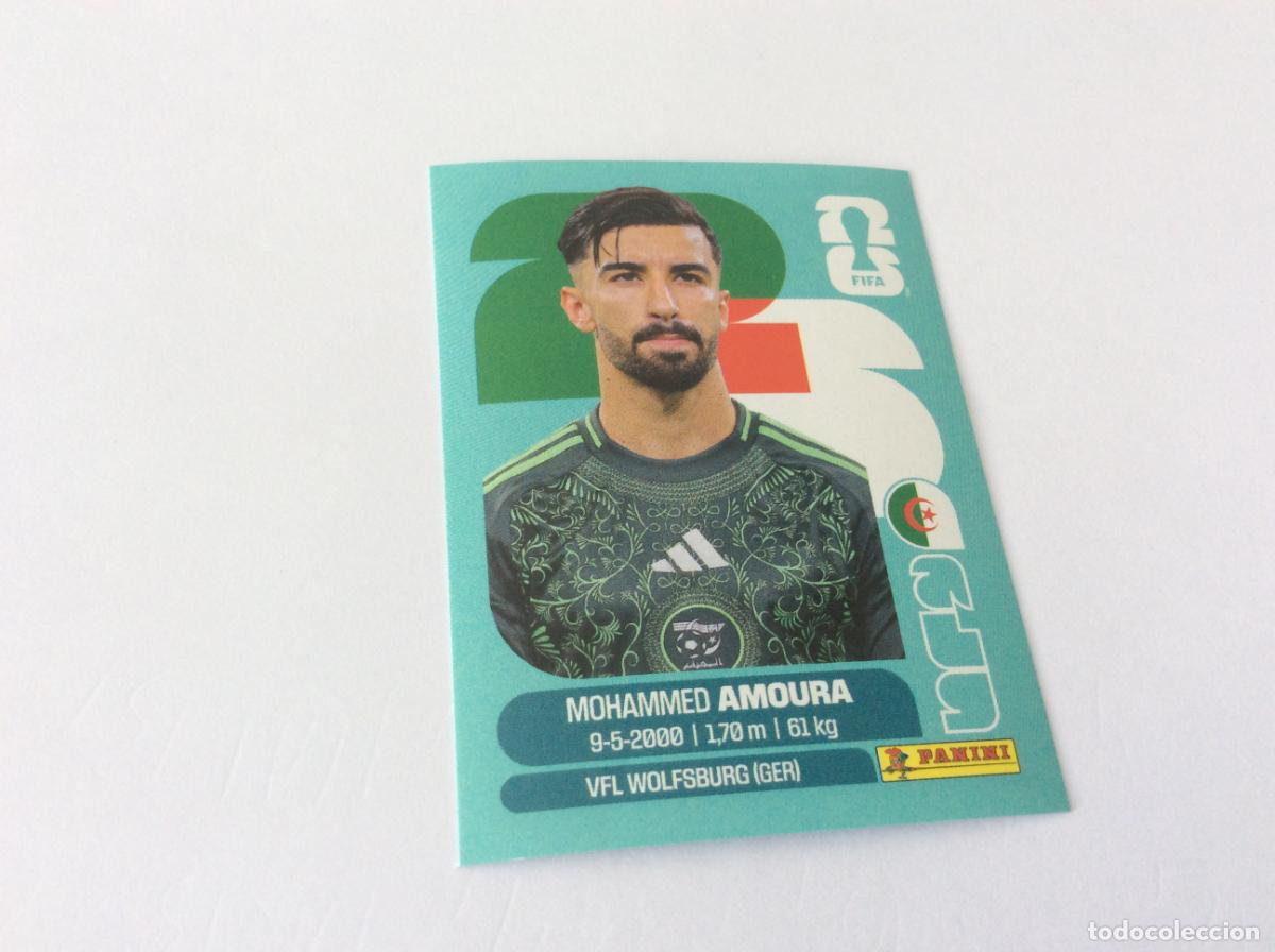 Cromos de f&uacute;tbol: ALG20 ALG 20 Mohammed Amoura Argelia Sticker Cromo FIFA World Cup 2026 26 Panini Mundial