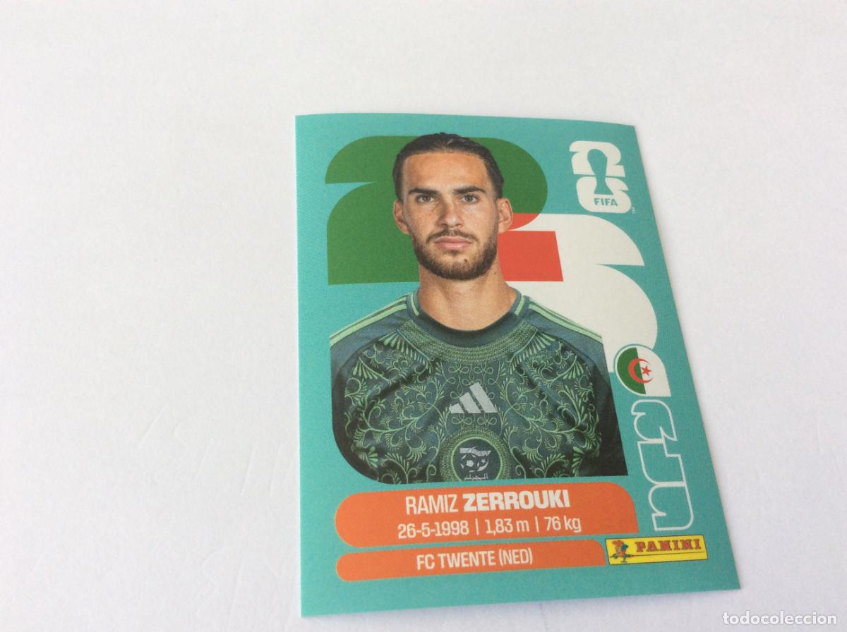 Cromos de f&uacute;tbol: ALG11 ALG 11 Ramiz Zerrouki Argelia Sticker Cromo FIFA World Cup 2026 26 Panini Mundial