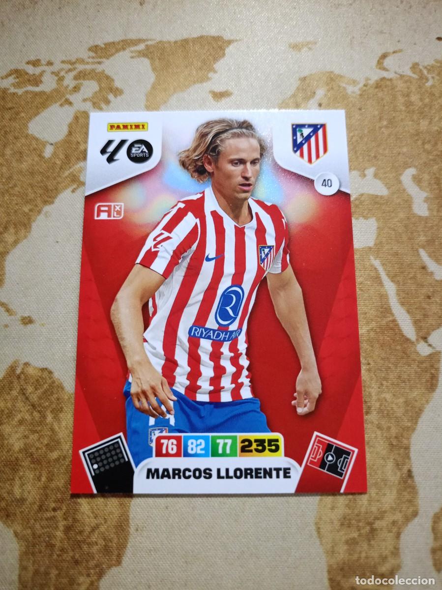 Cromos de f&uacute;tbol: Atl&eacute;tico de Madrid 40 MARCOS LLORENTE Adrenalyn 2025-26