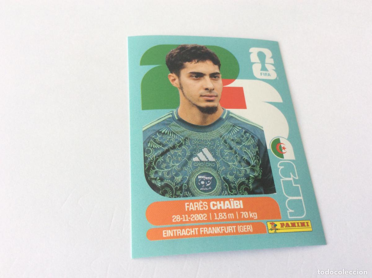 Cromos de f&uacute;tbol: ALG14 ALG 14 Far&eacute;s Chaibi Argelia Sticker Cromo FIFA World Cup 2026 26 Panini Mundial