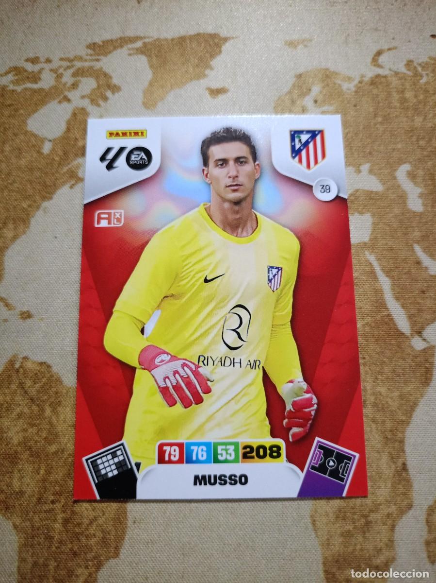 Cromos de f&uacute;tbol: Atl&eacute;tico de Madrid 39 MUSSO Adrenalyn 2025-26