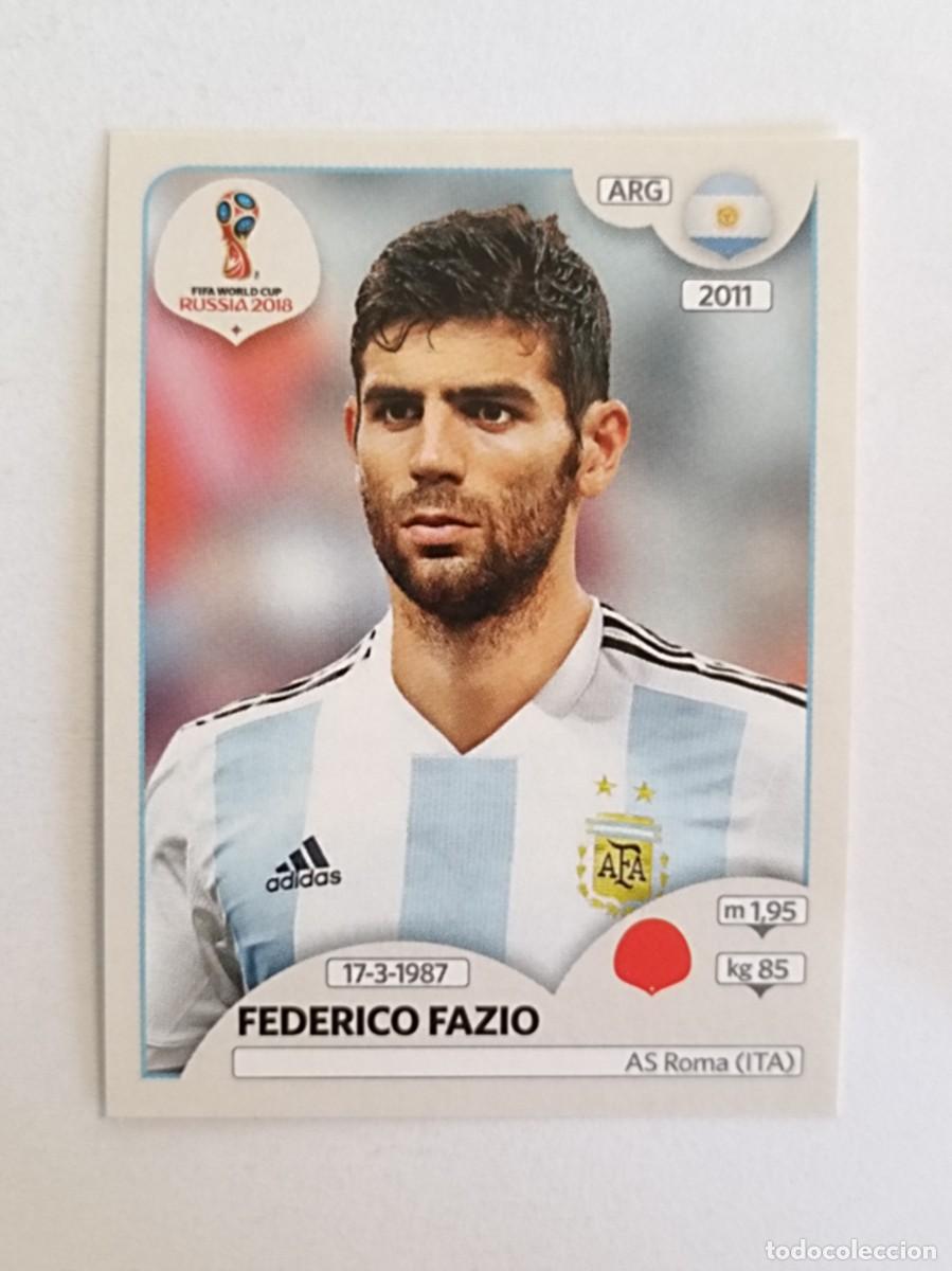Cromos de f&uacute;tbol: #264 FAZIO (ARGENTINA) MUNDIAL RUSIA 2018 PANINI VERSION ROSA