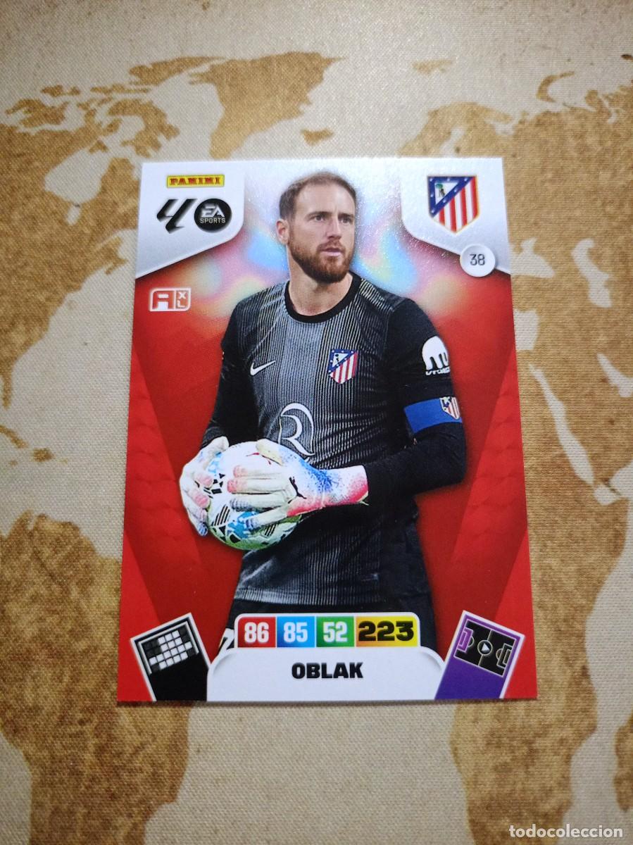 Cromos de f&uacute;tbol: Atl&eacute;tico de Madrid 38 OBLAK Adrenalyn 2025-26
