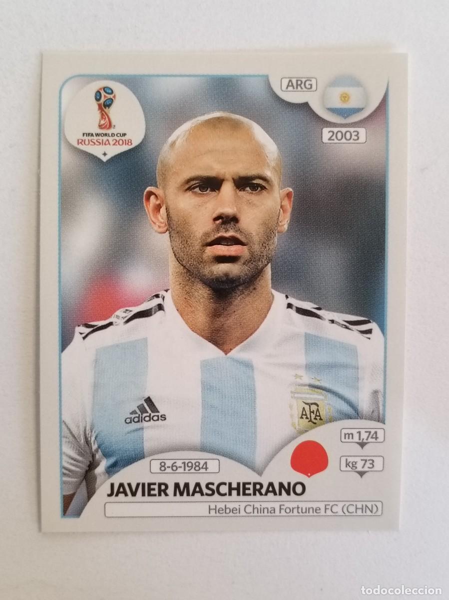 Cromos de f&uacute;tbol: #265 MASCHERANO (ARGENTINA) MUNDIAL RUSIA 2018 PANINI VERSION ROSA